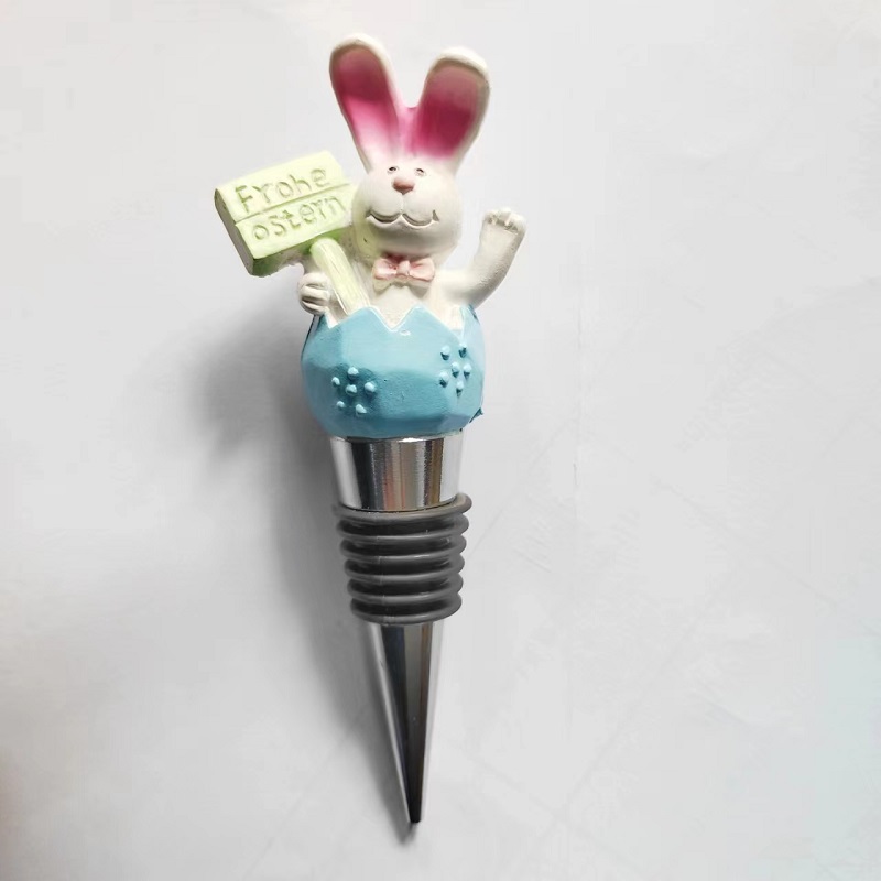 Cute rabbit wine stopper wine bottle wine stopper champagne stopper
