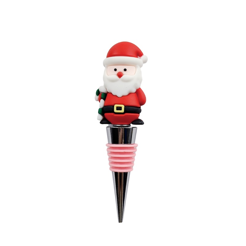 Santa Claus crutches wine wine wine Christmas atmosphere gift