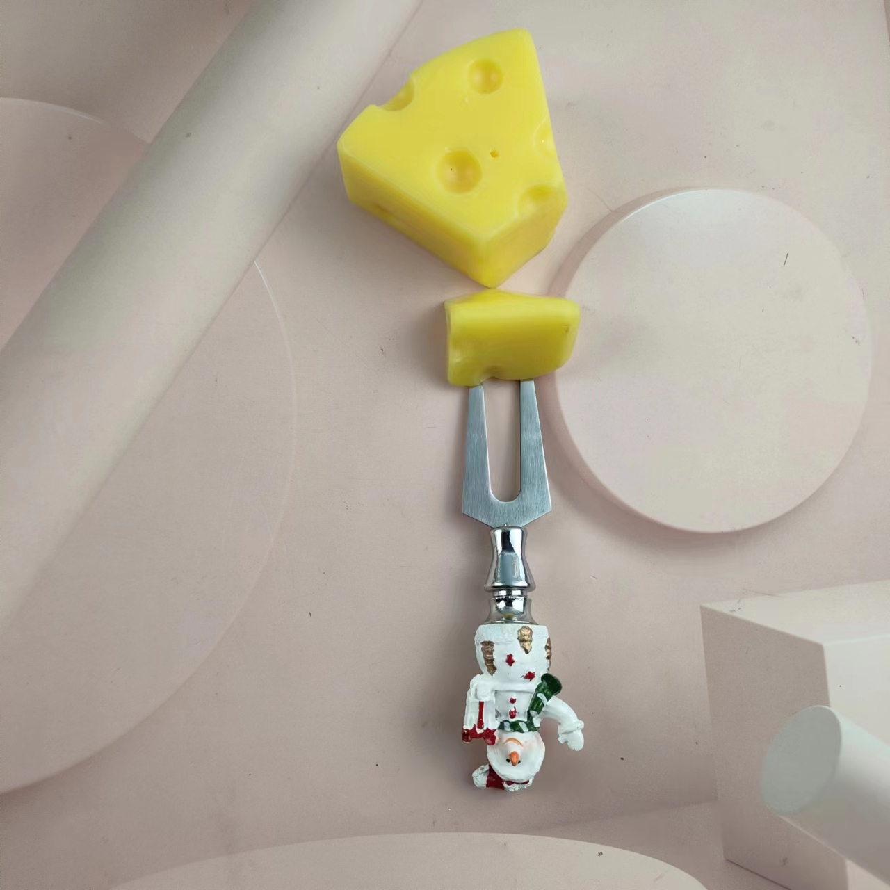 Christmas snowman presents stainless steel cutlery cream knife cheese knife pizza butter knife pizza