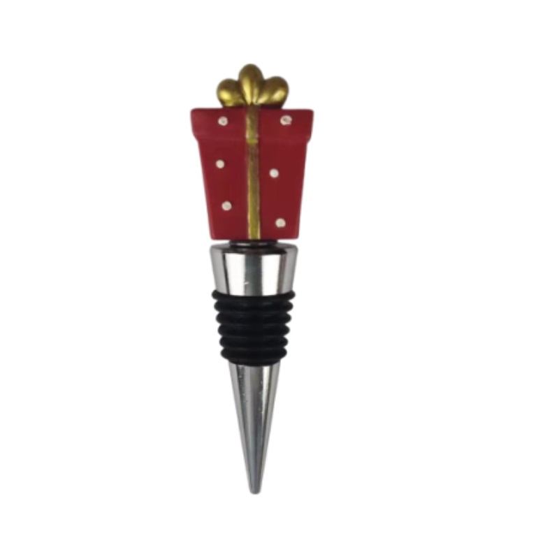 Christmas gift box wine stopper Christmas wine wine stopper red wine stopper wine set