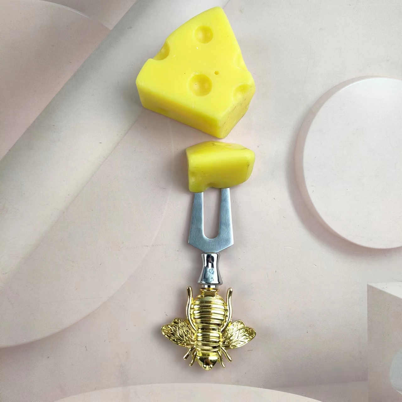 Golden Bee modeling stainless steel cutlery three-piece cream knife cheese knife pizza shovel butter