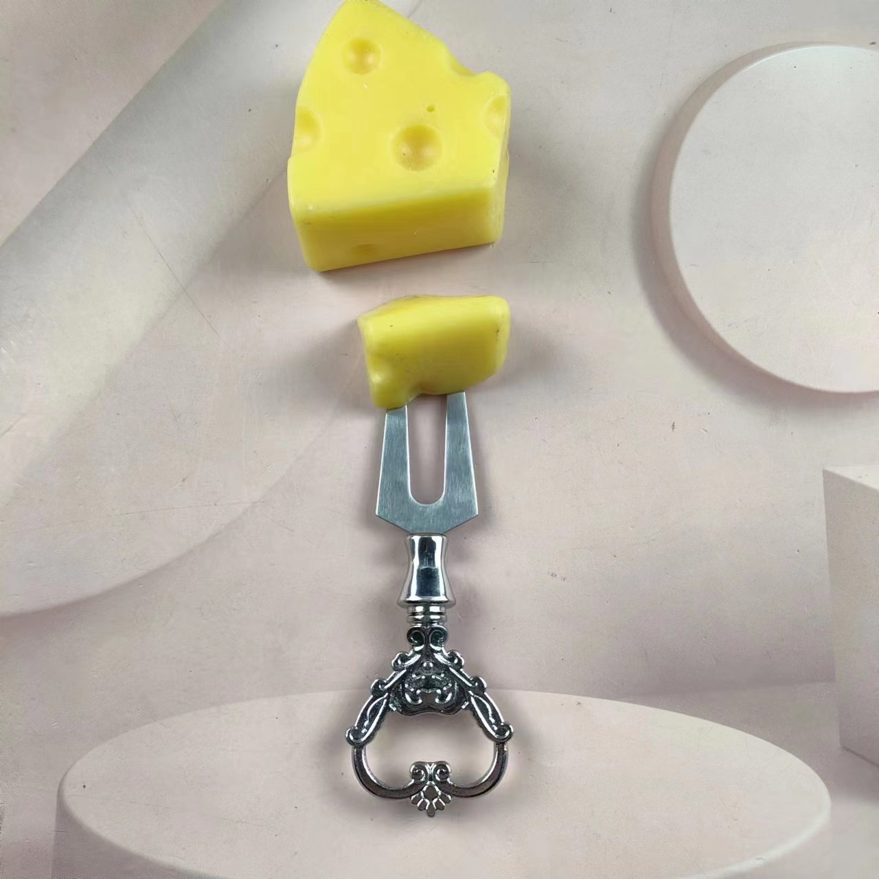 The heart of vines modeling stainless steel cutlery three-piece cream knife cheese knife pizza shove