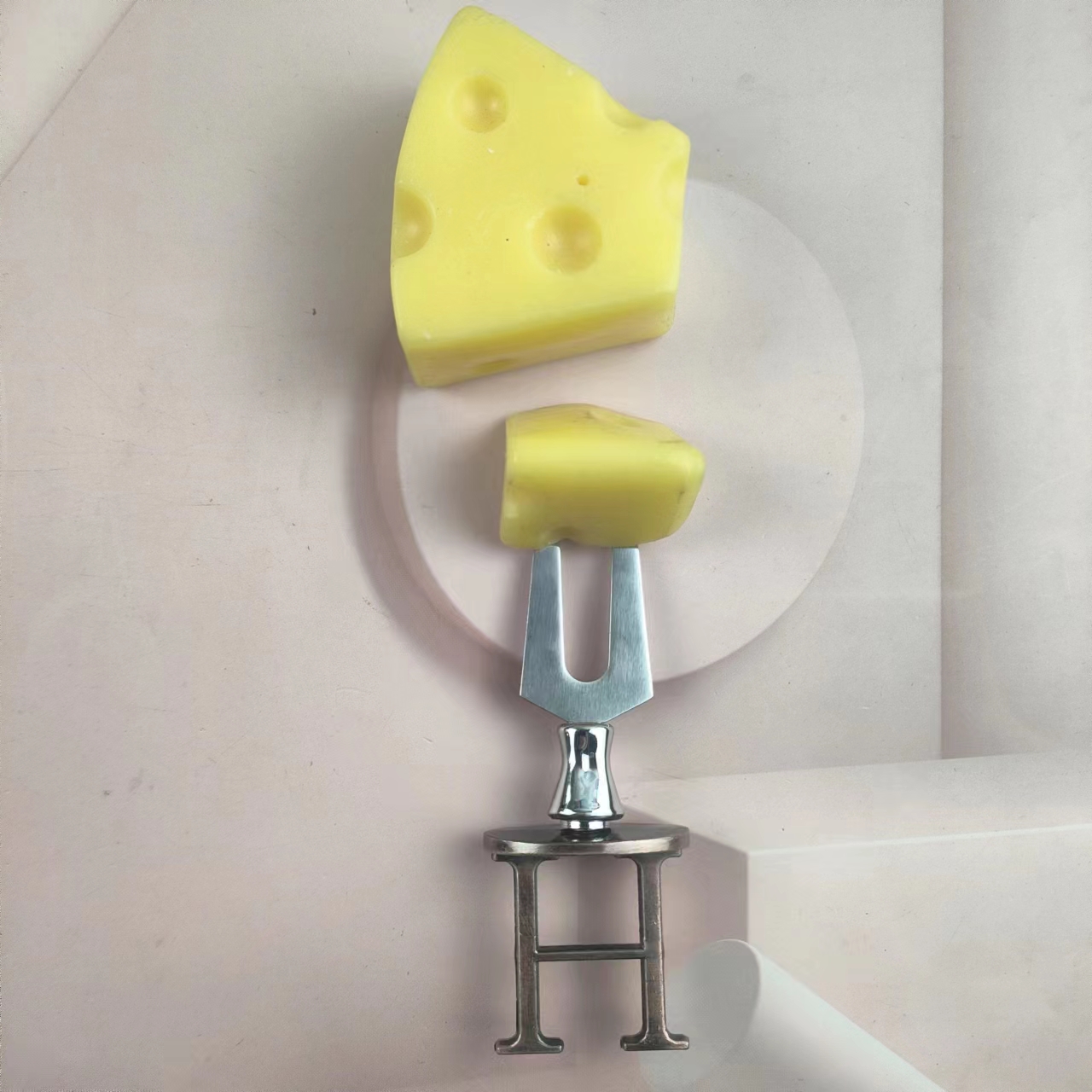 Letter H modeling stainless steel cutlery set of three cream knife cheese knife pizza shovel butter 