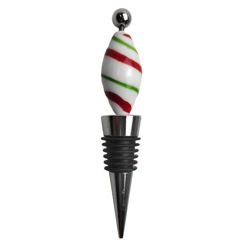 Creative crystal wine stopper pressed alloy stopper bottle fresh-keeping accessories simple stopper 
