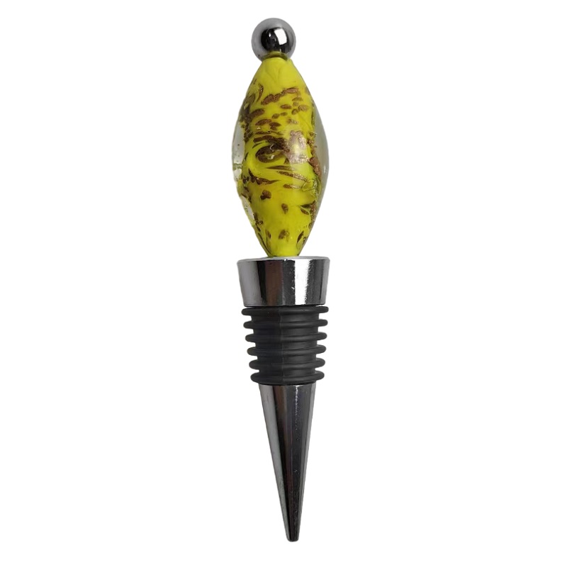 Creative crystal wine stopper pressed alloy stopper bottle fresh-keeping accessories simple stopper 